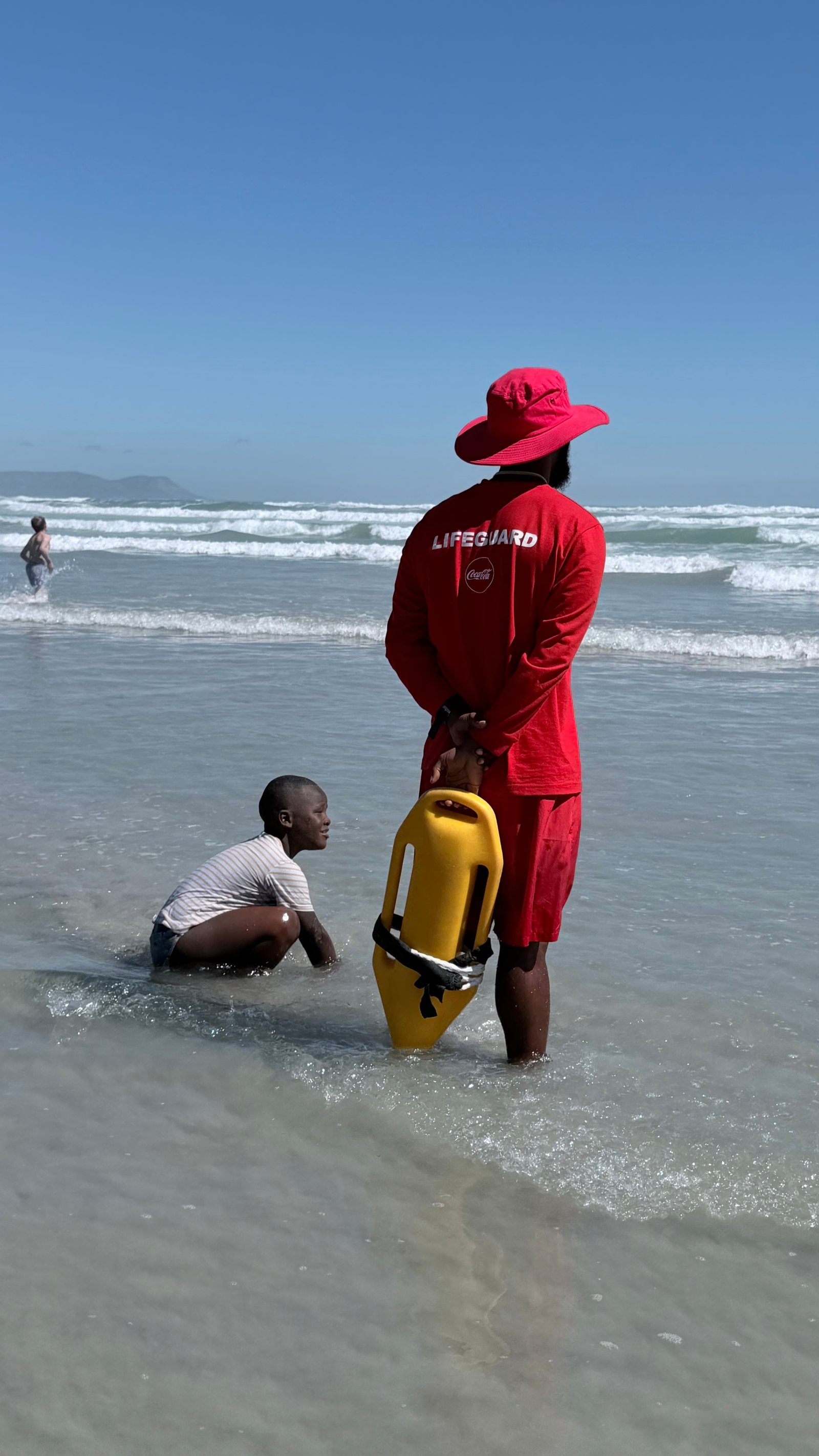 Lifeguard am Strand, Kapstadt