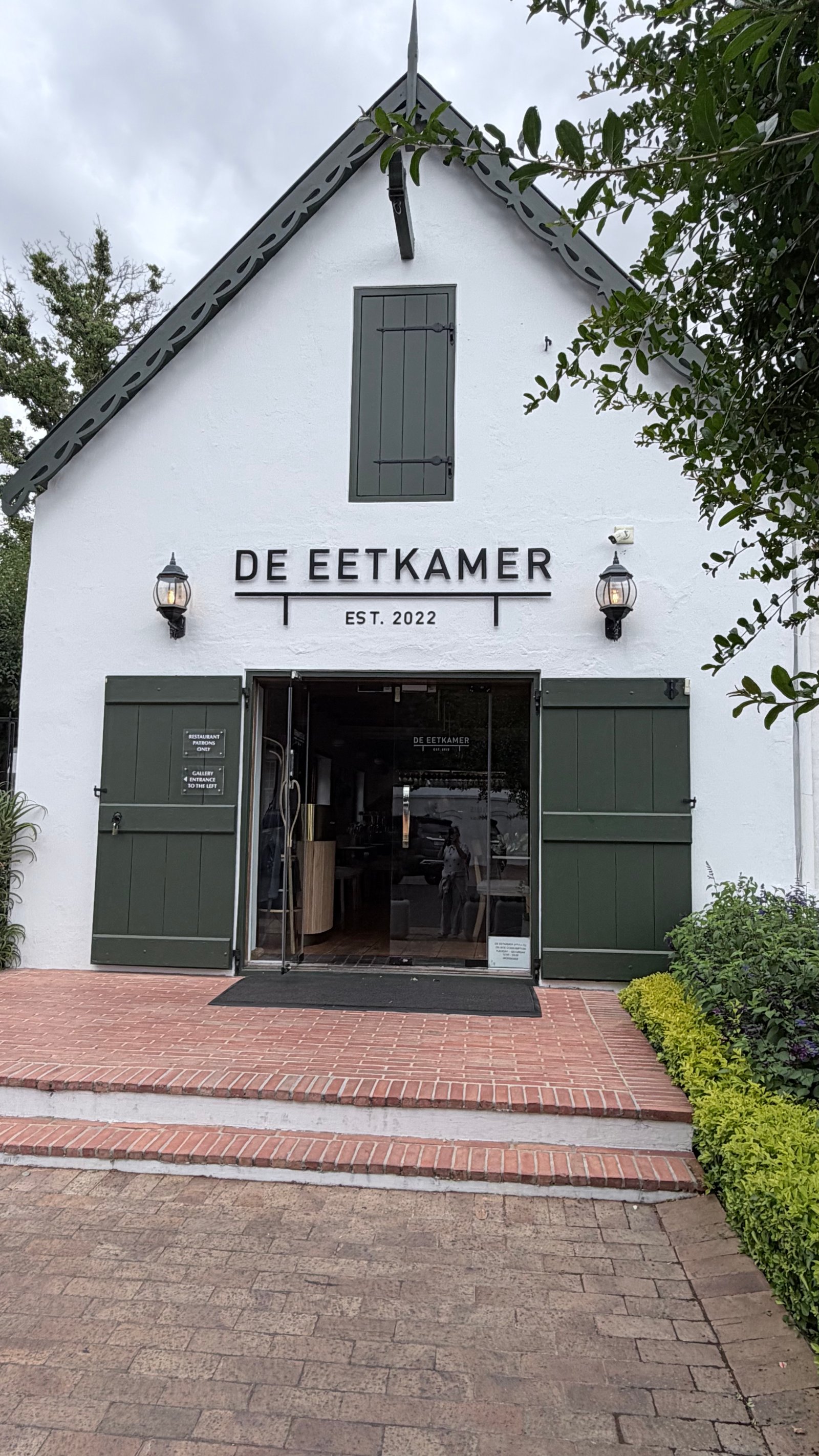 De Eetkamer Restaurant, Stellenbosch