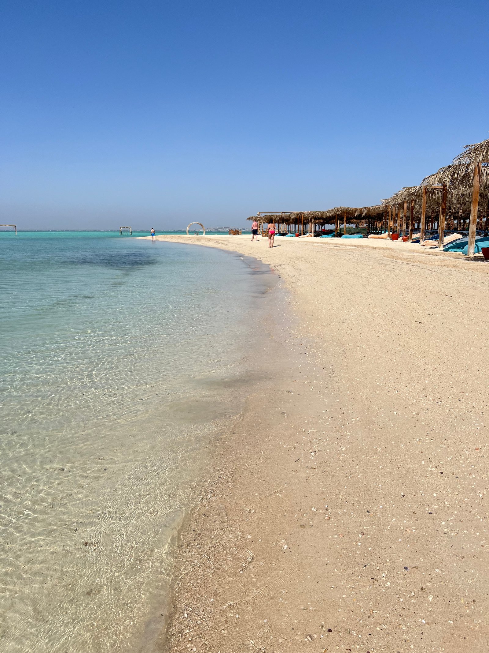 Privatstrand am Roten Meer, Ägypten
