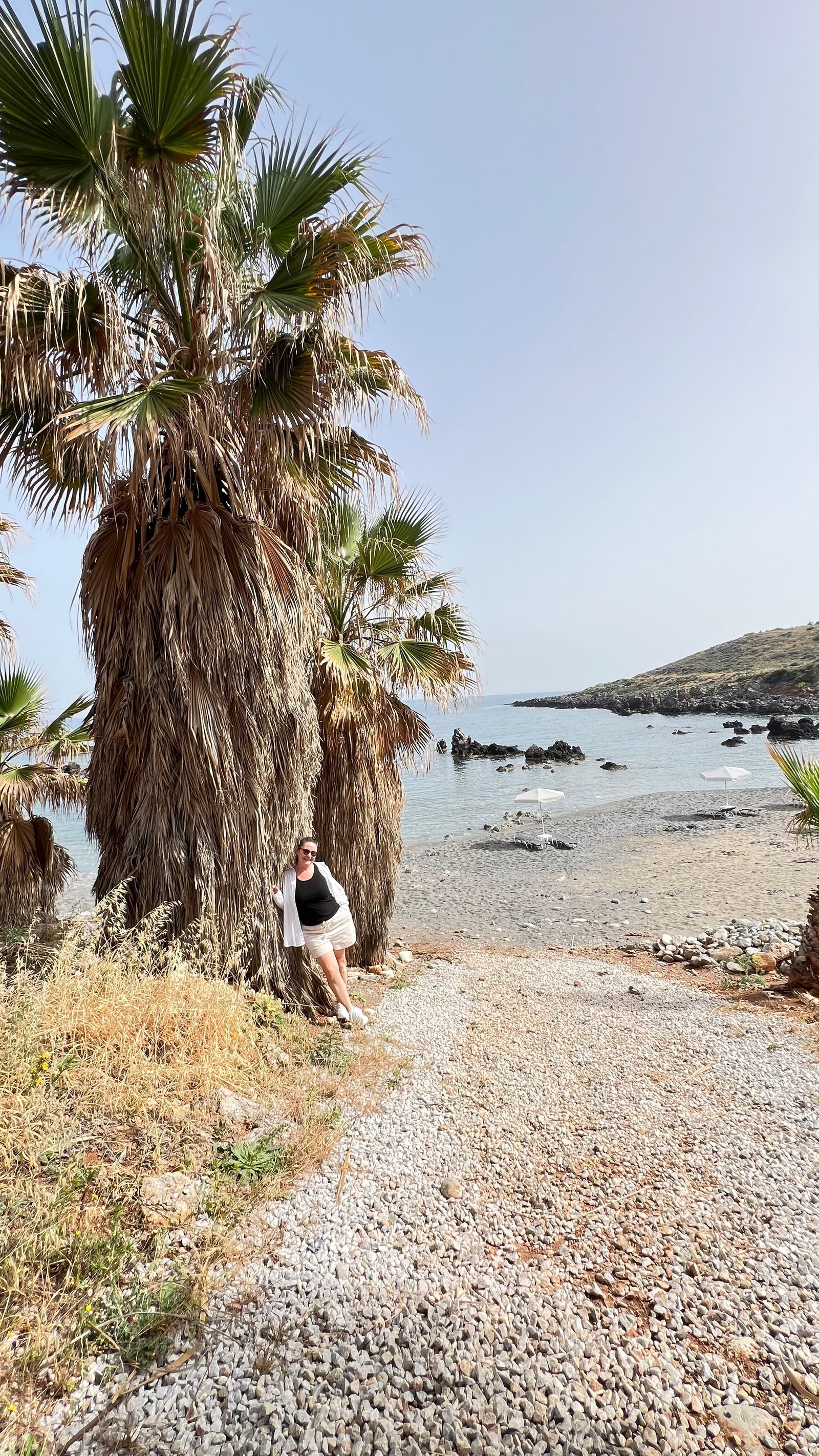 Strandspaziergang, Kreta, Griechenland